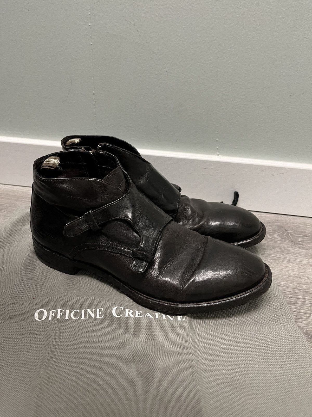 Officine Creative Double monk washed boot. 8 Size US 8 / EU 41 - 1 Thumbnail
