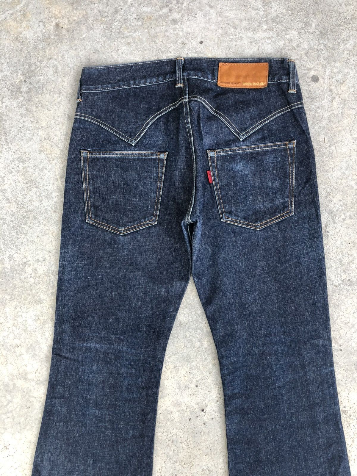 If Six Was Nine Japanese Edwin Flared Jeans Distressed Jeans Size US 32 / EU 48 - 8 Thumbnail