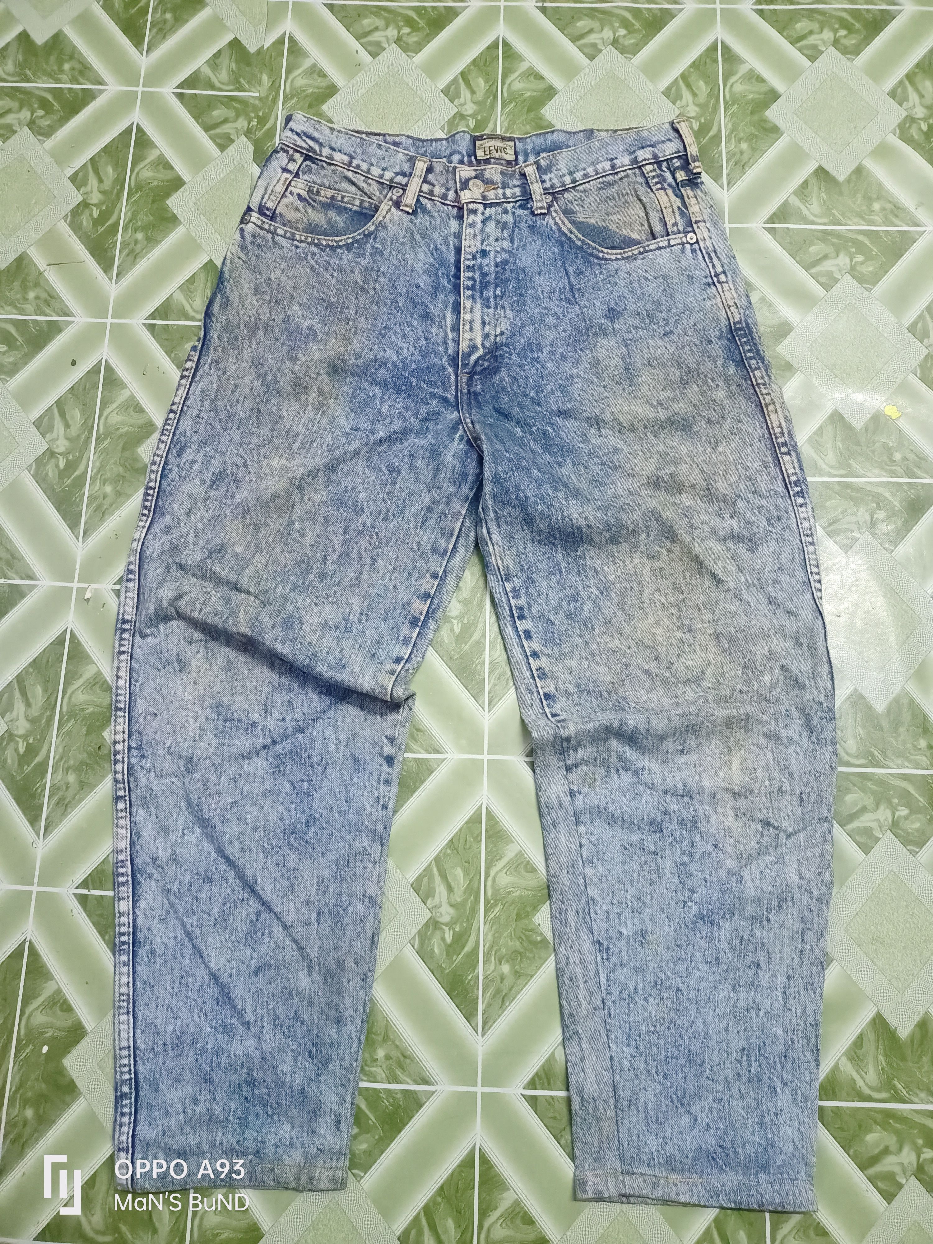 Levi's Vintage Clothing Distressed Levi's Acid Wash Size US 33 - 1 Thumbnail