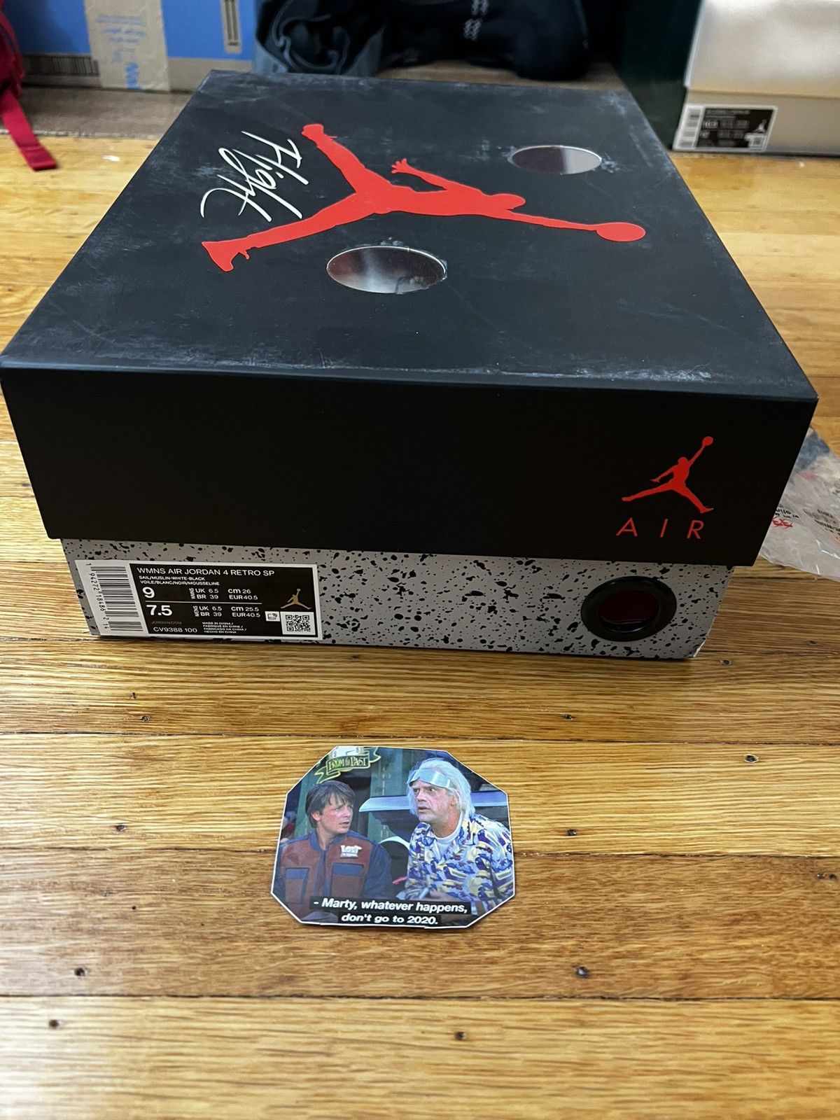 Jordan Brand × Off-White Jordan 4 Retro Off-White Sail (Women's) Size US 9 / EU 42 - 8 Thumbnail