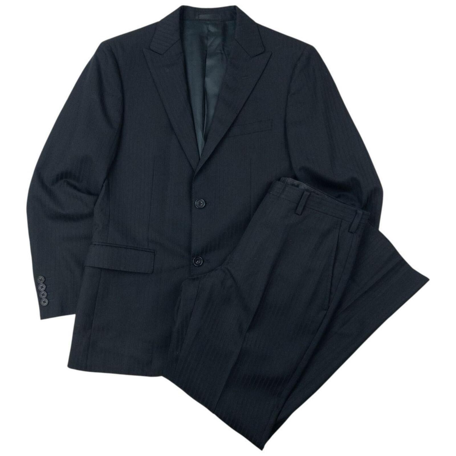Vintage Burberry Black Label Jacket & Trousers Suit Set M