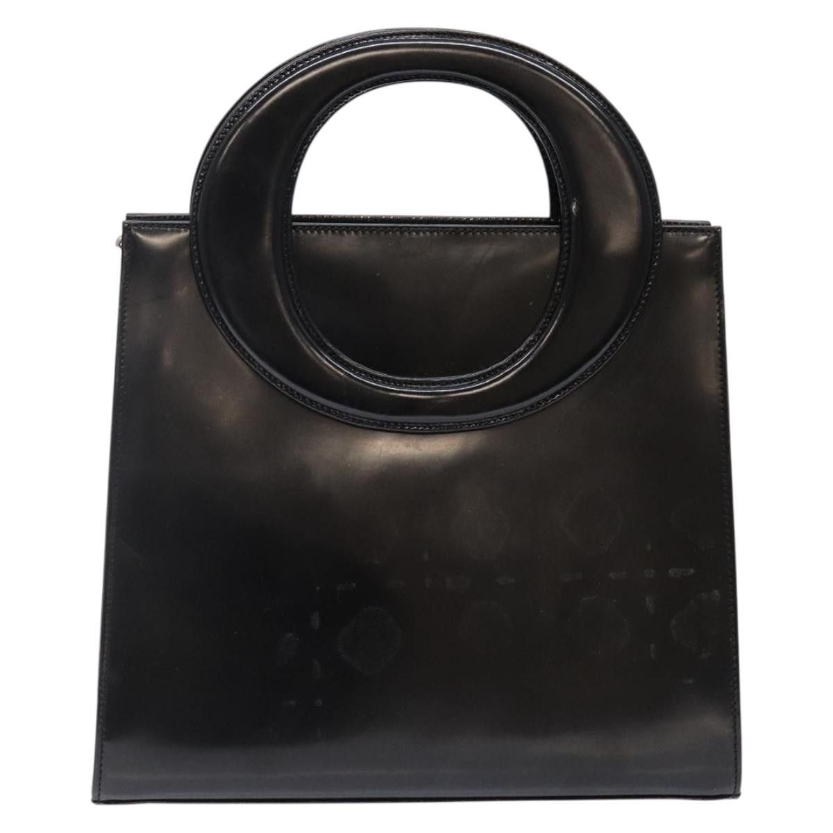 Dior DIOR Hand Bag Leather Black Gold Size ONE SIZE - 3 Thumbnail