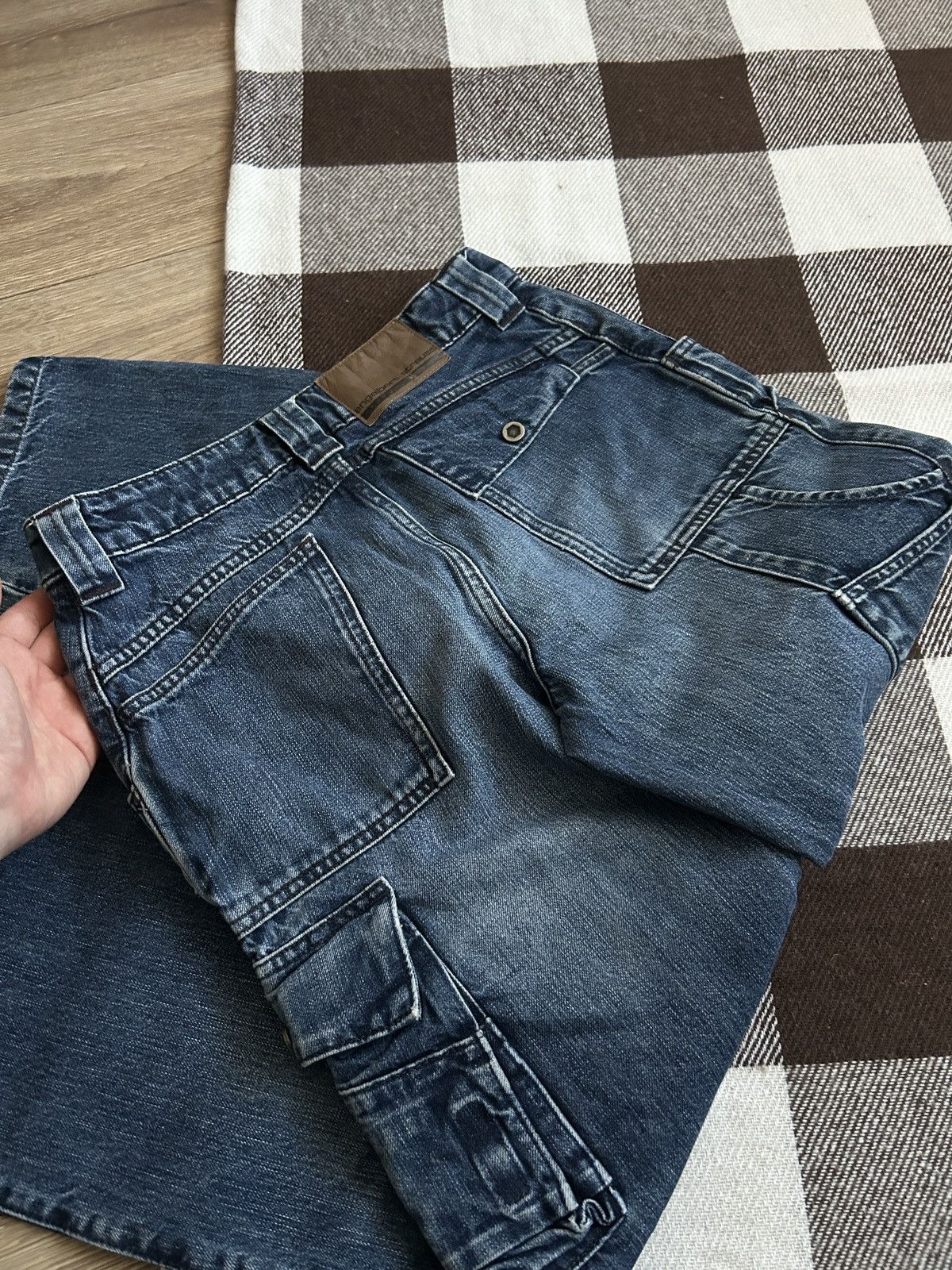 Vintage Engelbert Strauss Baggy worker multi-pocket jeans Size US 30 / EU 46 - 4 Thumbnail