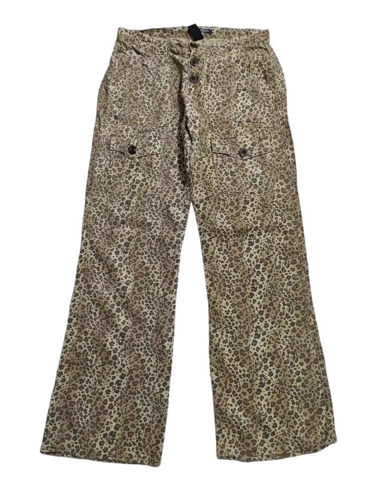Other Michele Bohbot Leopard Cargo multi pocket Pants Size 29" - 1 Thumbnail