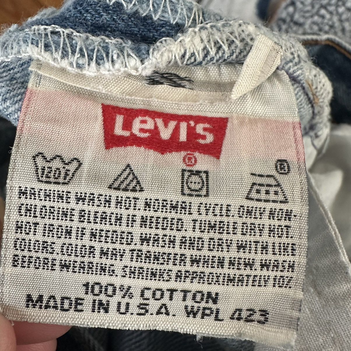 Levi's Vintage 90s Levi’s 501 Denim Jeans Original Fit Button Fly Size US 29 - 10 Thumbnail