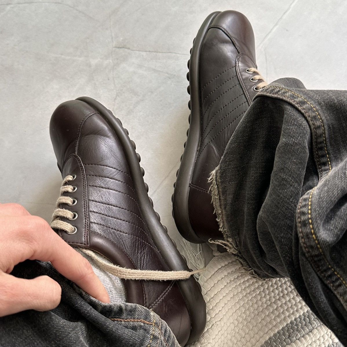 Dirk Bikkembergs Camper Pelotas Boxing Biker Sneakers Boots Kiko Kostadinov Size US 10 / EU 43 - 5 Thumbnail