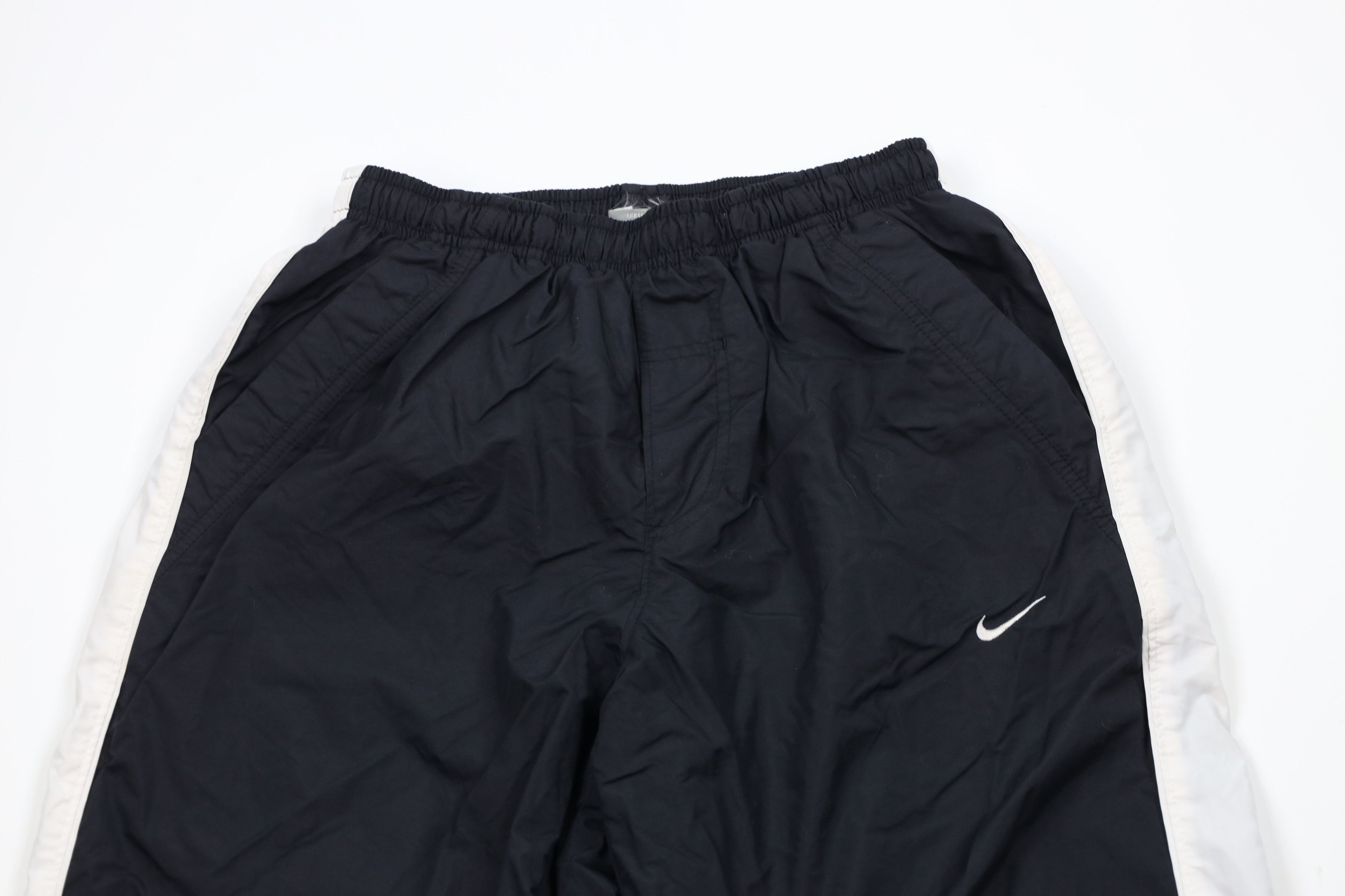 Nike × Vintage Vintage 90s Y2K Nike Scott Mini Swoosh Lined Wide Leg Pants Size US 32 / EU 48 - 2 Thumbnail