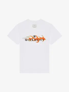 image of Givenchy O1Srvl11E0424 Slim Fit T-Shirt In White, Men's (Size Medium)