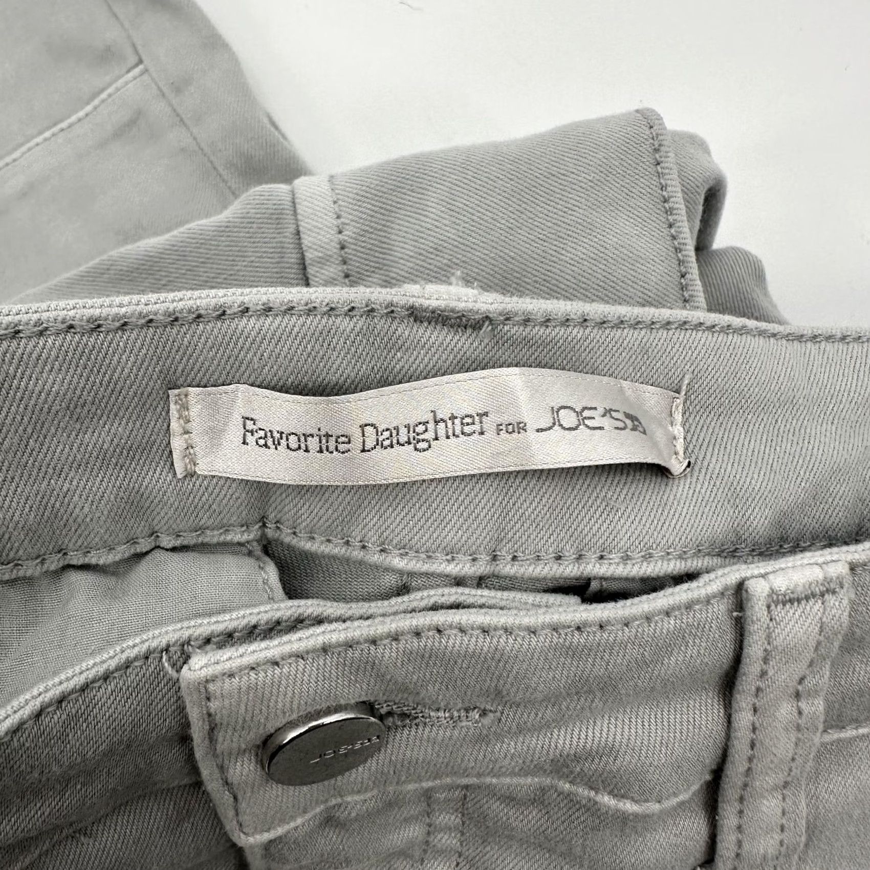 Vintage Favorite Daughter for Joe's Jeans Cargo Pants Womens 26 Gray Raw Hem Utility Pants Mens? Ladies? Size 26" / US 2 / IT 38 - 2 Thumbnail