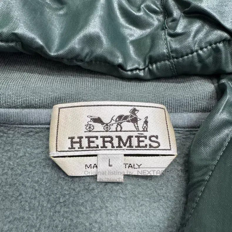 Hermes Hermes Pocket Patched Hooded Sweatshirt Size US L / EU 52-54 / 3 - 2 Thumbnail