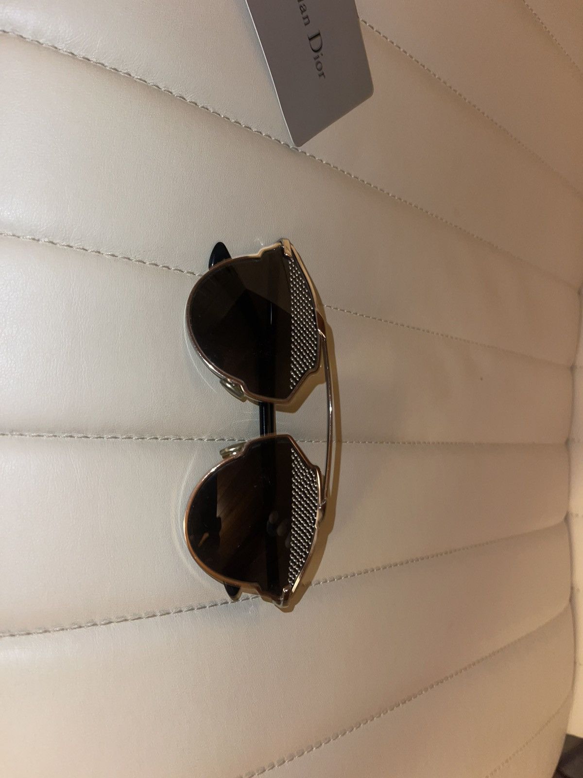 Christian Dior Monsieur Christian Dior Black and Silver Sunglasses Size ONE SIZE - 4 Thumbnail
