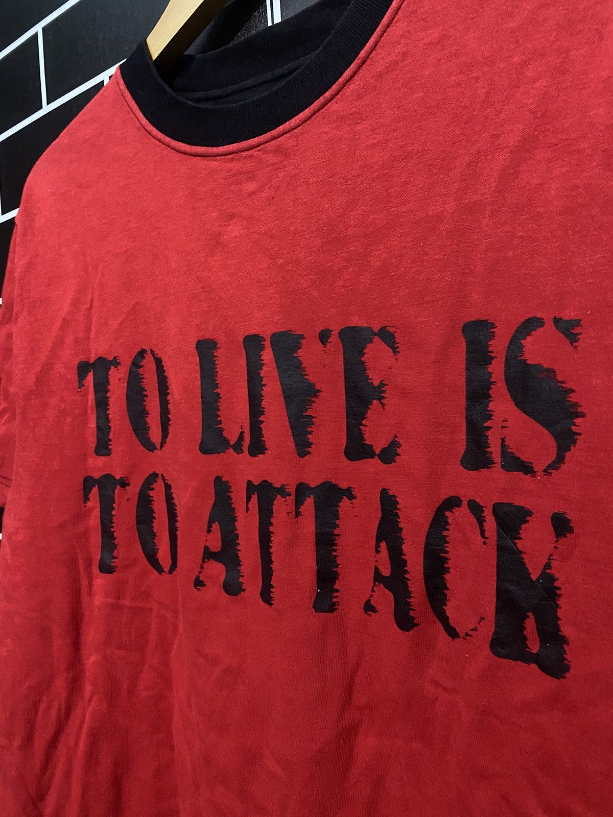Band Tees Eikichi Yazawa reversible tshirt band E yazawa very rare tee Size US L / EU 52-54 / 3 - 3 Thumbnail
