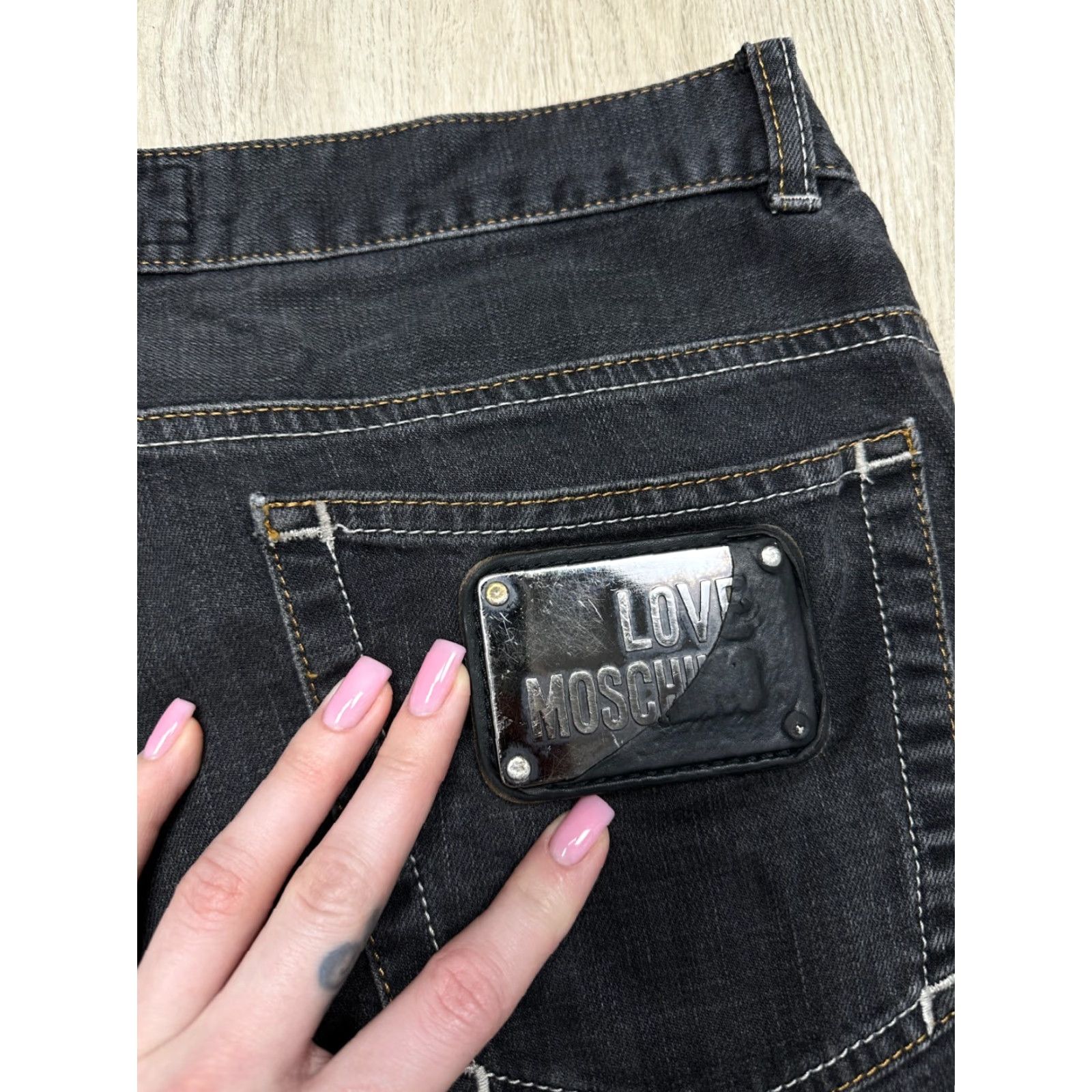 Moschino Love Moschino Jeans Denim Pants Mens Size 34 Gray Cotton Dubai 34 in Inseam 34 Mens Jeans Size US 34 / EU 50 - 3 Thumbnail