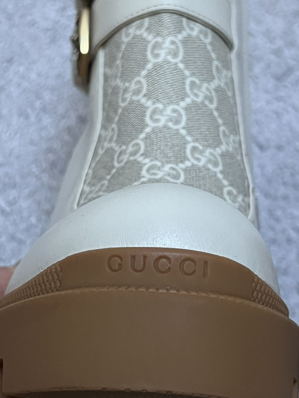 Gucci Gucci Kensington Double Buckle Monogram Boots Size 39 Size US 8 / IT 38 - 11 Thumbnail
