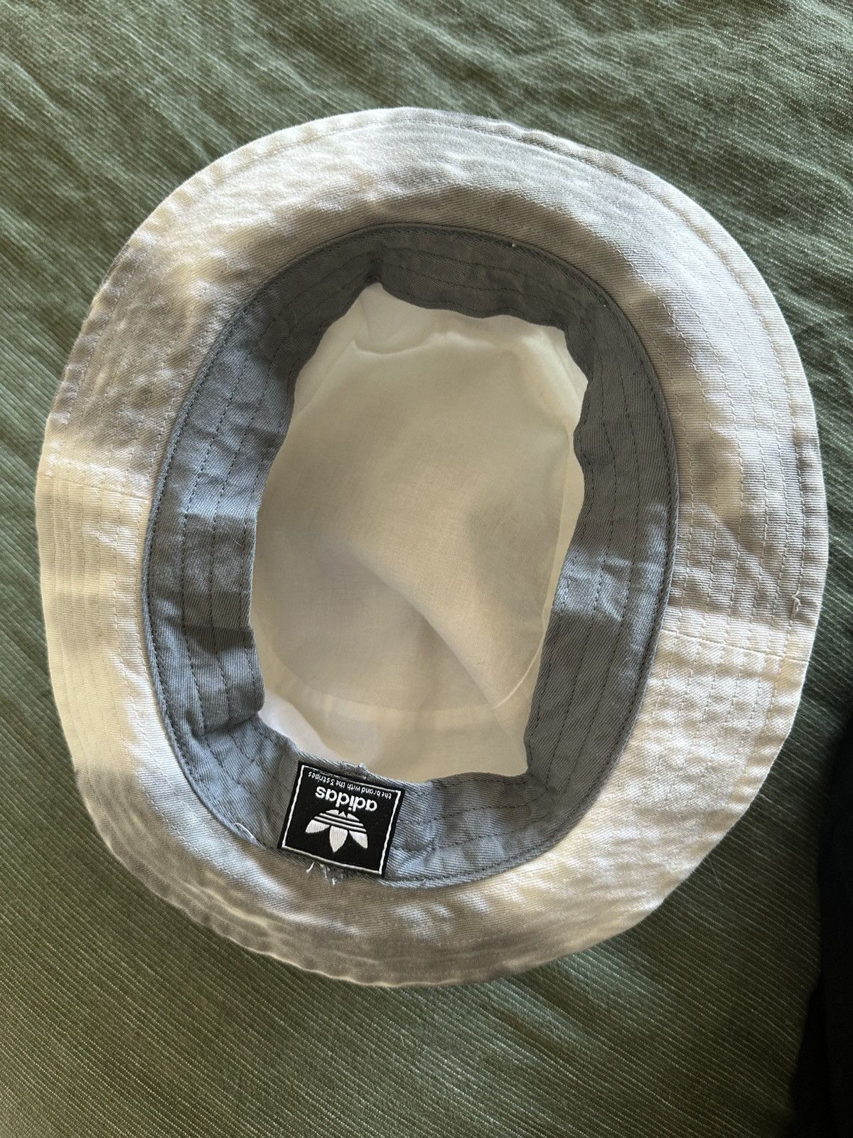 Adidas grey and white tie dye adidas bucket hat Size ONE SIZE - 2 Thumbnail
