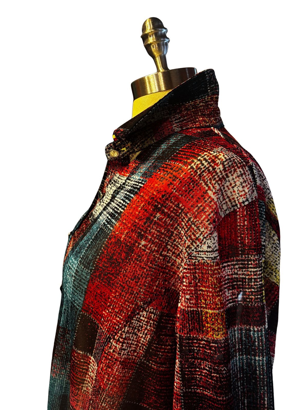 Other Women’s colorful Blouse.wt1203 Size XL / US 12-14 / IT 48-50 - 4 Thumbnail