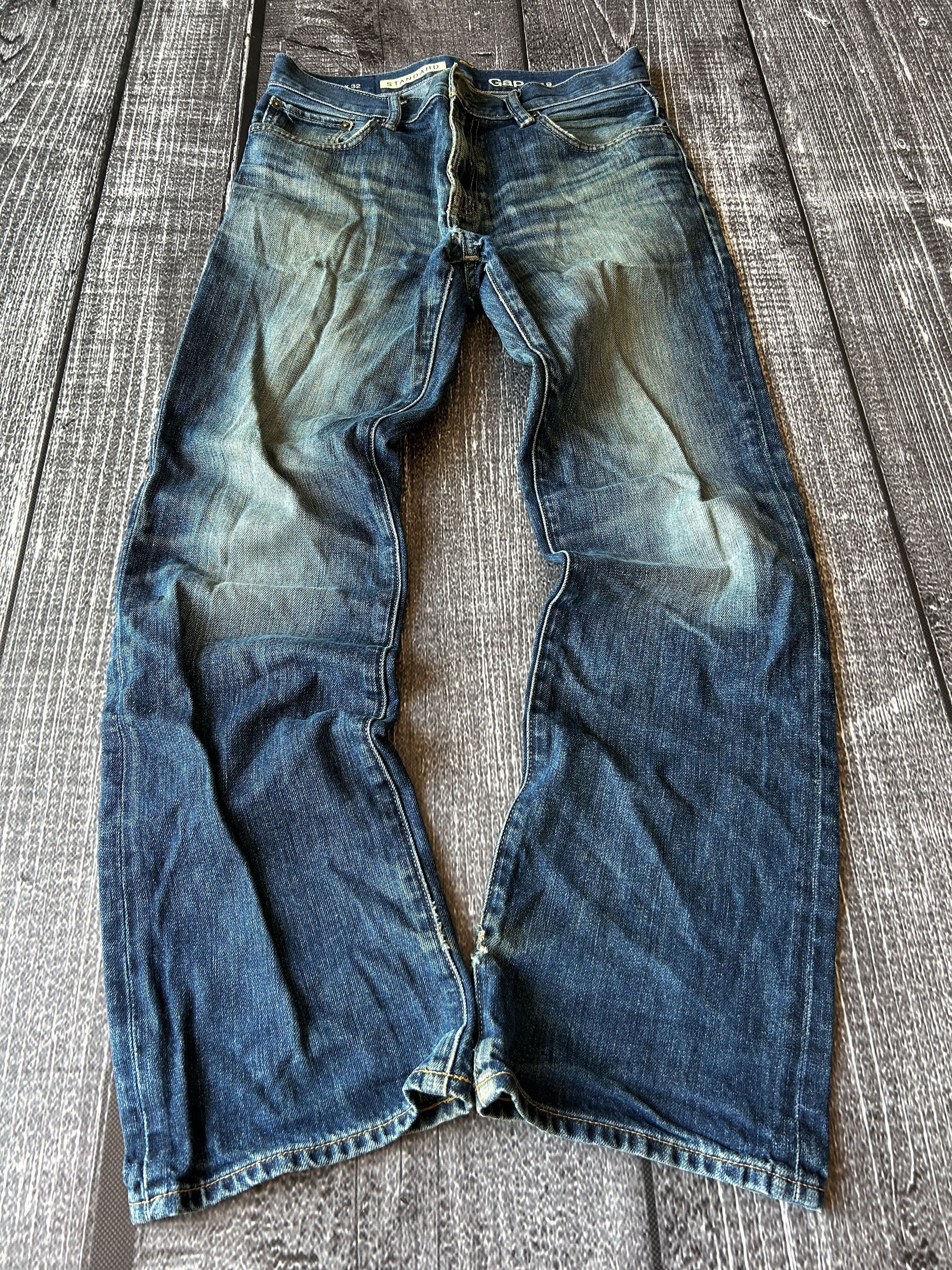 Designer Vintage Rick Owens Junya Watanabe Style Washed Jeans Size US 32 / EU 48 - 1 Thumbnail