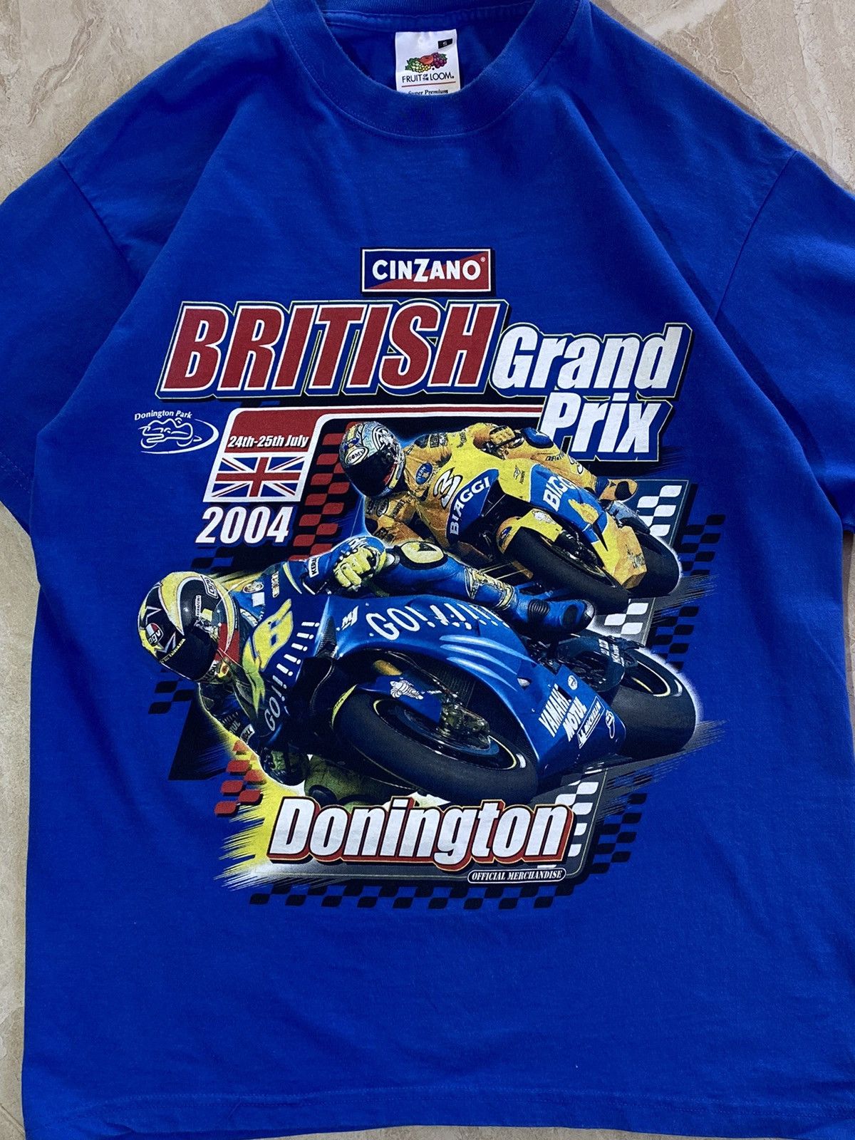 Vintage Vintage 2014 British Grand Prix Racing T-Shirt Size US S / EU 44-46 / 1 - 3 Thumbnail
