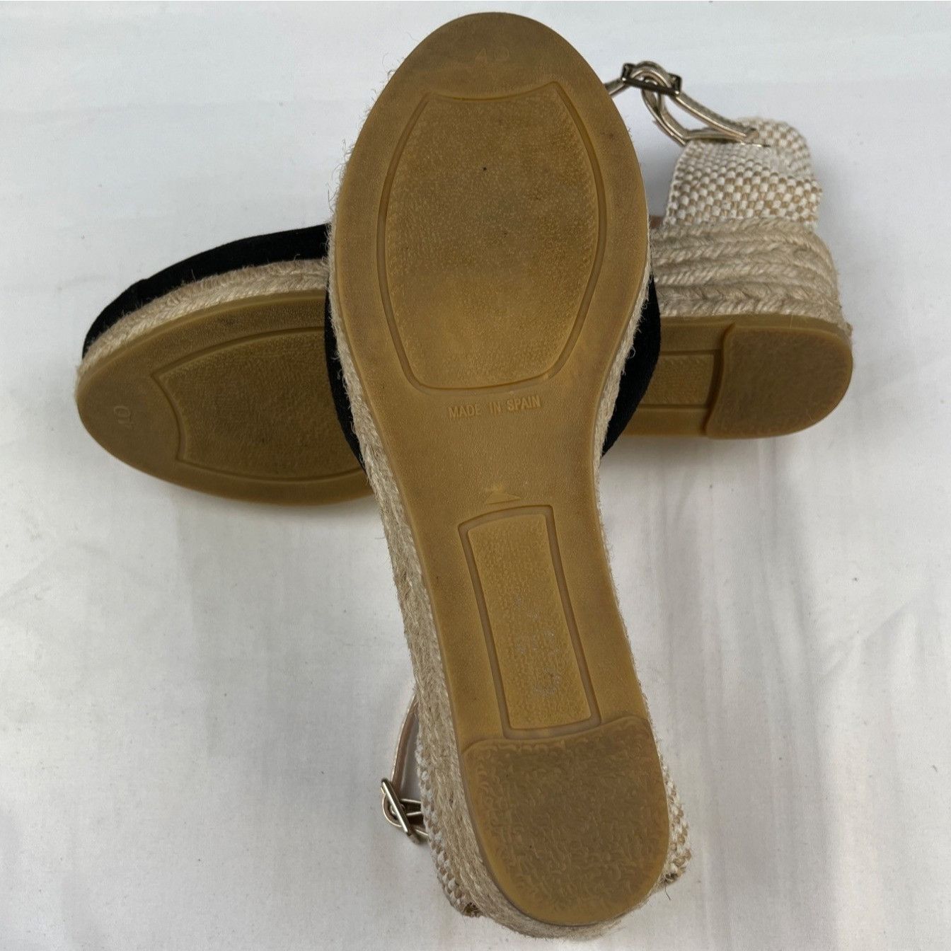 Other Gaimo Women's Black/Cream Shoes/Espadrilles Sz 40 SKU 4622 Size US 10 / IT 40 - 5 Thumbnail
