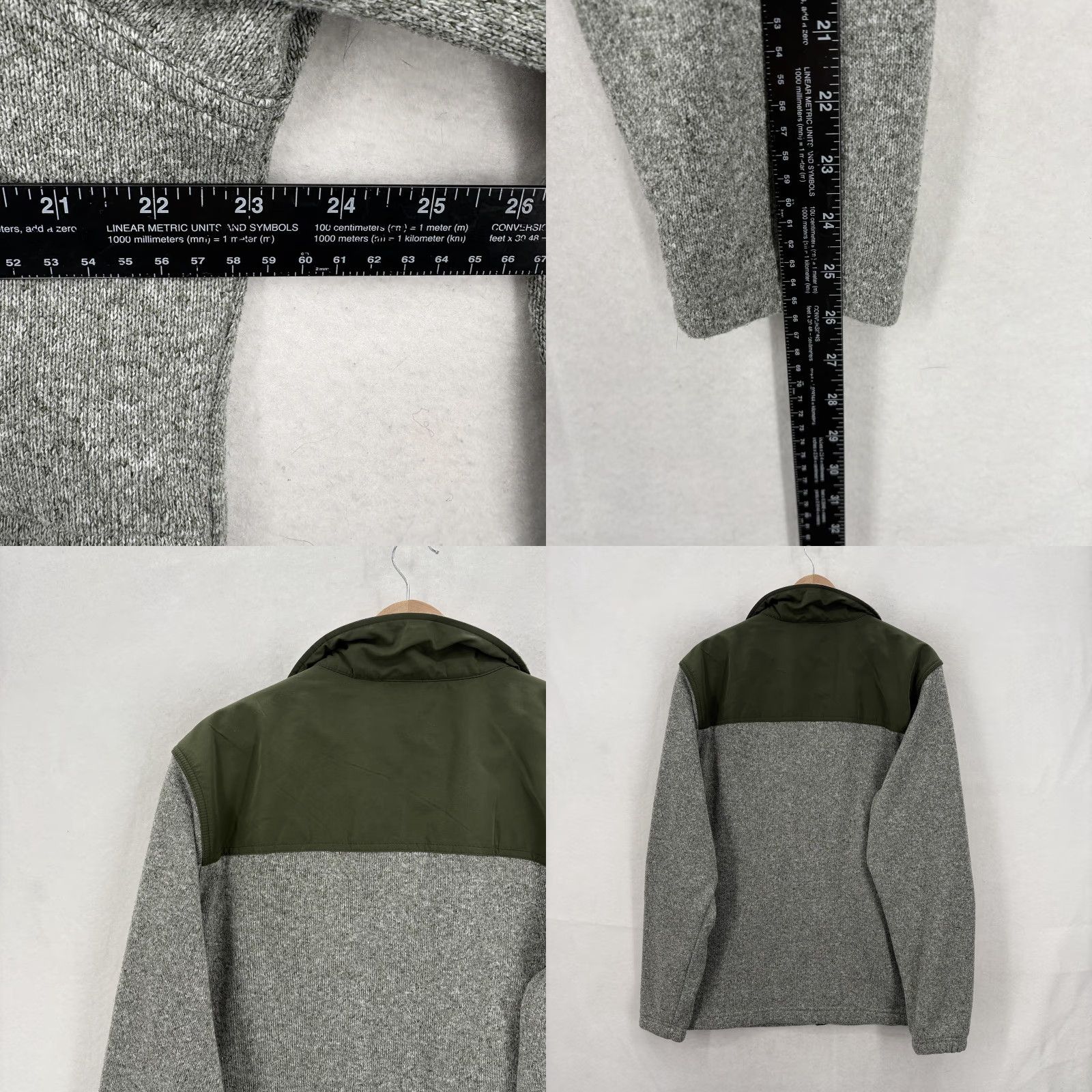 Vintage Columbia Jacket Mens Large Gray Green Fleece Full Zip Utility Hiking Outdoors Size US L / EU 52-54 / 3 - 8 Thumbnail