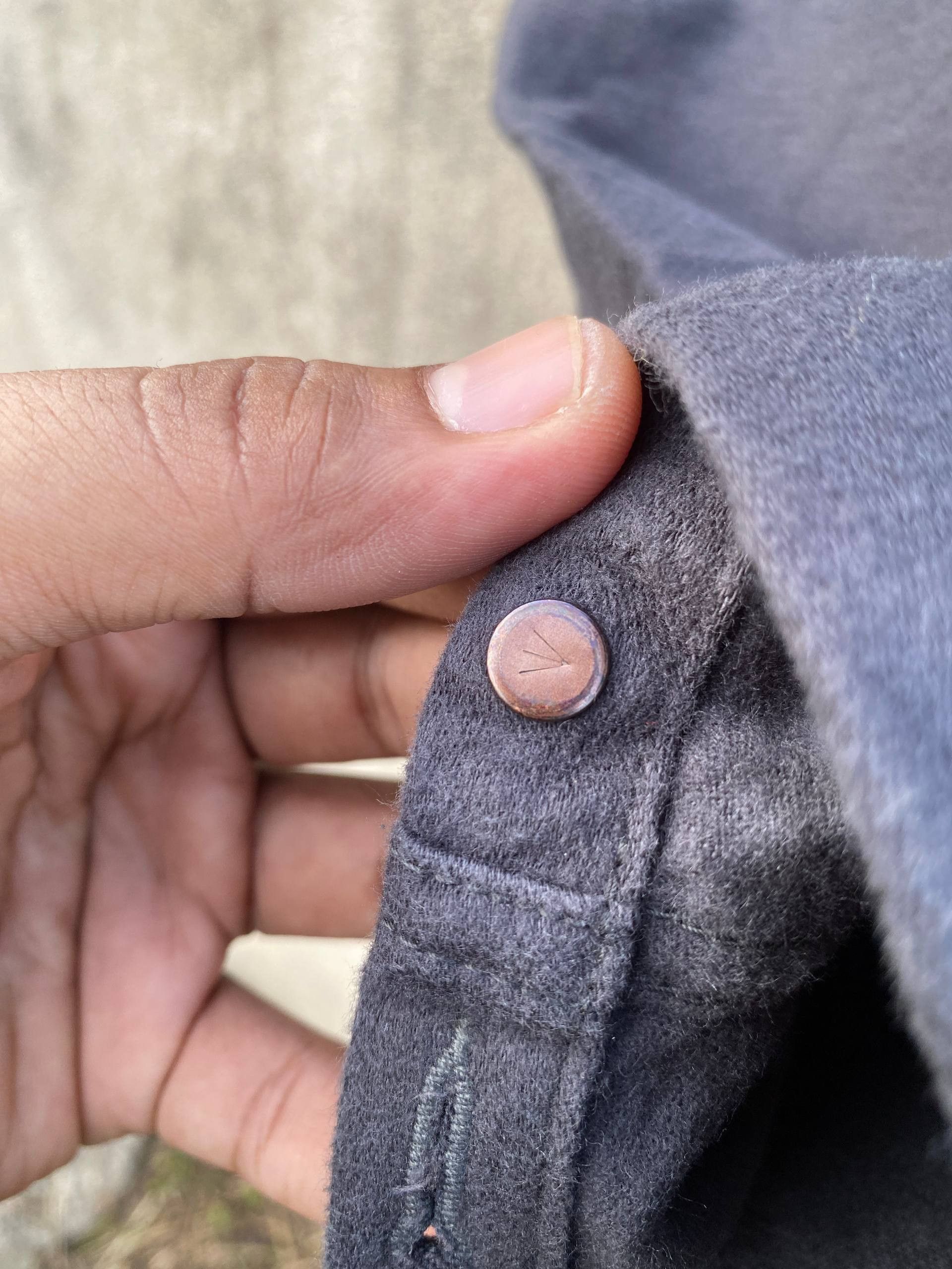 Nigel Cabourn French Work Shirt Moleskin Pullover