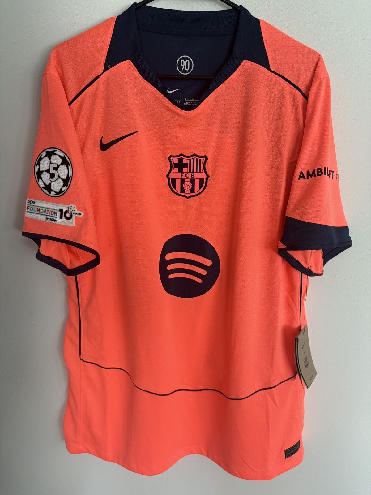 Nike BARCELONA 25/26 THIRD KIT Size US XL / EU 56 / 4 - 1 Thumbnail