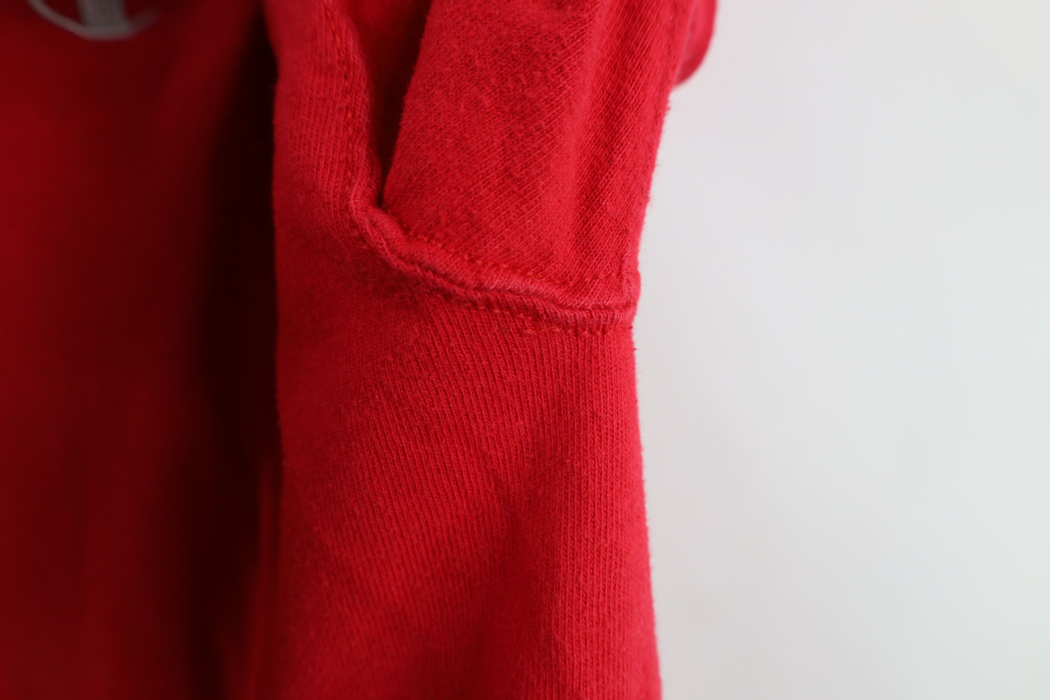Champion Vintage 90s Champion Classic Logo Jersey Knit T-Shirt Red Size US XL / EU 56 / 4 - 10 Thumbnail