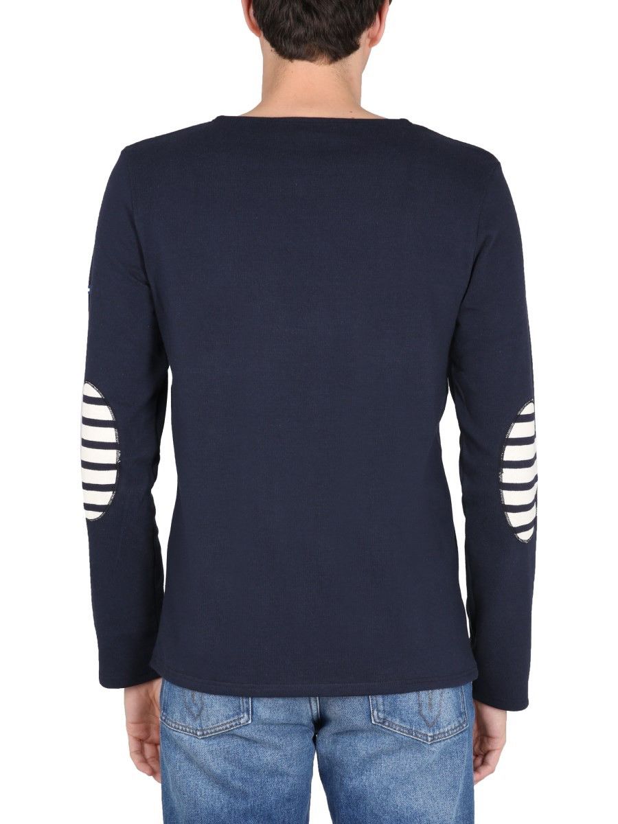 Garment Reproduction of Workers × Indigo × Saint James OG Saint James 🇫🇷 Navy Indigo Elbow Sailor Cotton Merid Tees Size US L / EU 52-54 / 3 - 2 Thumbnail