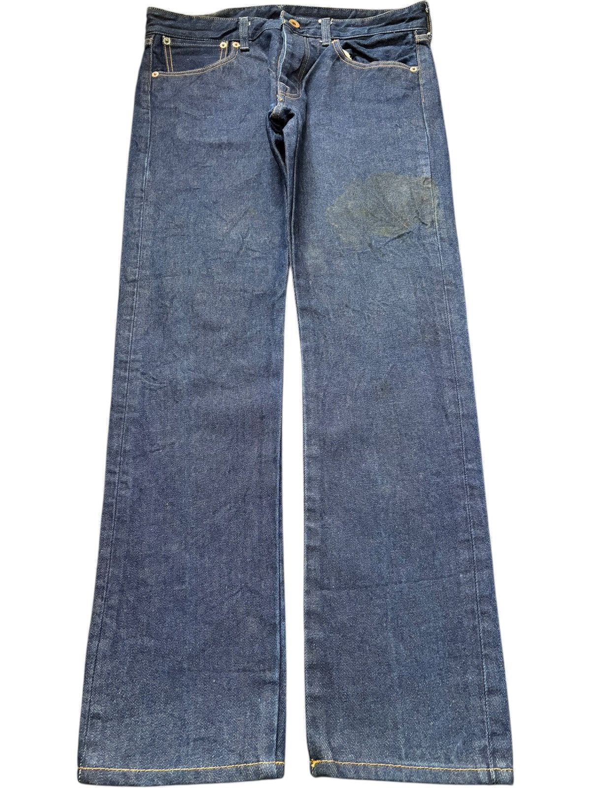 Levi's Vintage United Work Raw Denim Tapered Jeans Size US 32 / EU 48 - 1 Thumbnail