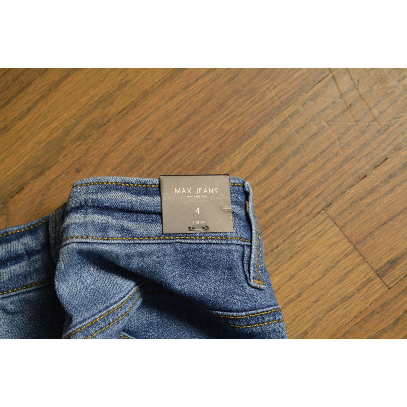 AG Jeans Max Jeans Women's Size 4 Crop Denim Blue - New with Tags Size 27" / US 4 / IT 40 - 3 Thumbnail