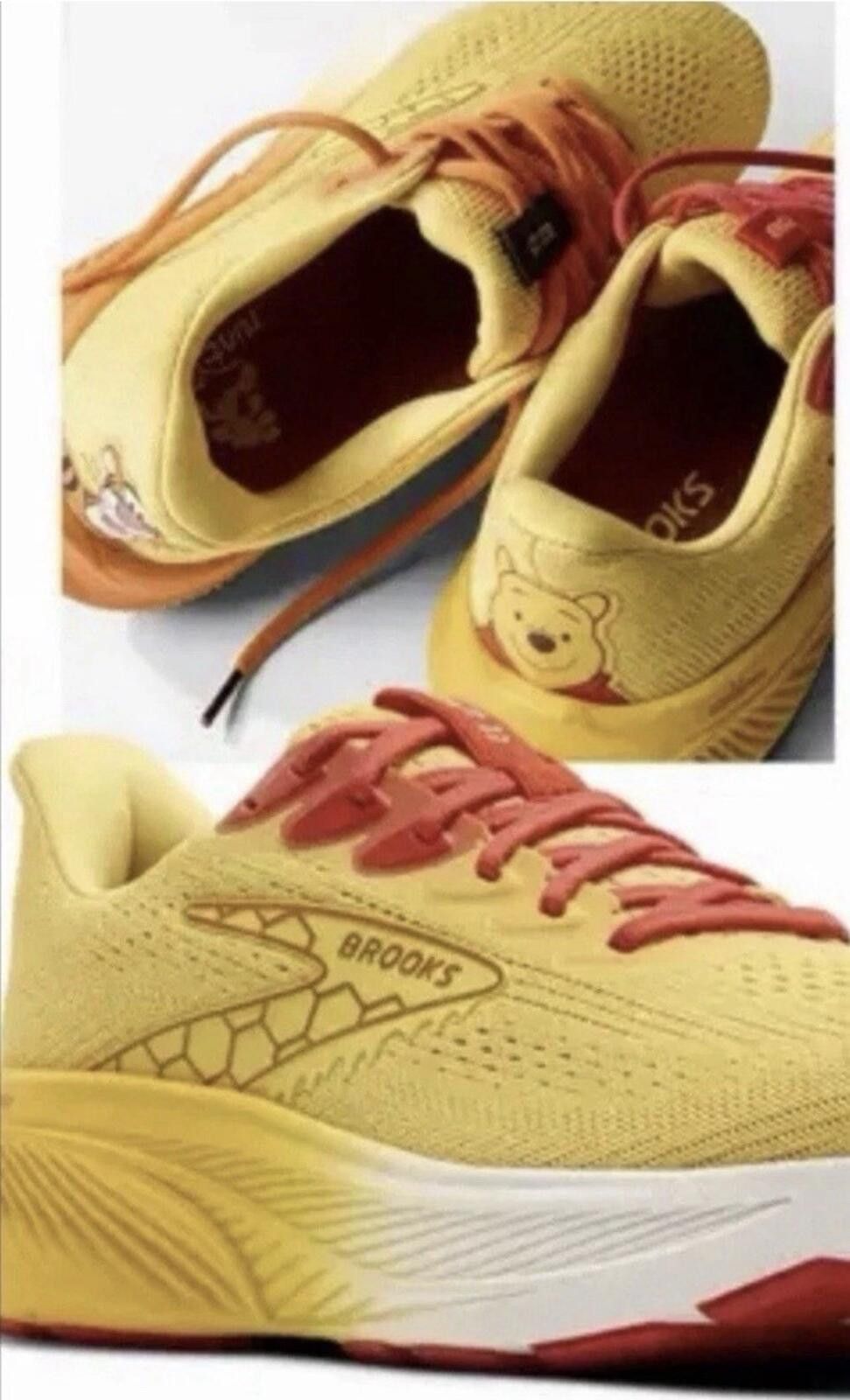 Brooks runDisney Brooks Ghost 17 WTP Pooh & Tigger Shoes W13 M11.5 Size US 12 / IT 42 - 3 Thumbnail
