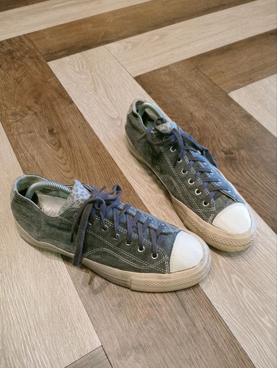 Visvim VISVIM SKAGWAY DENIM LEOPARD LOW CUT SNEAKERS - 9 US Size US 9 / EU 42 - 18 Thumbnail