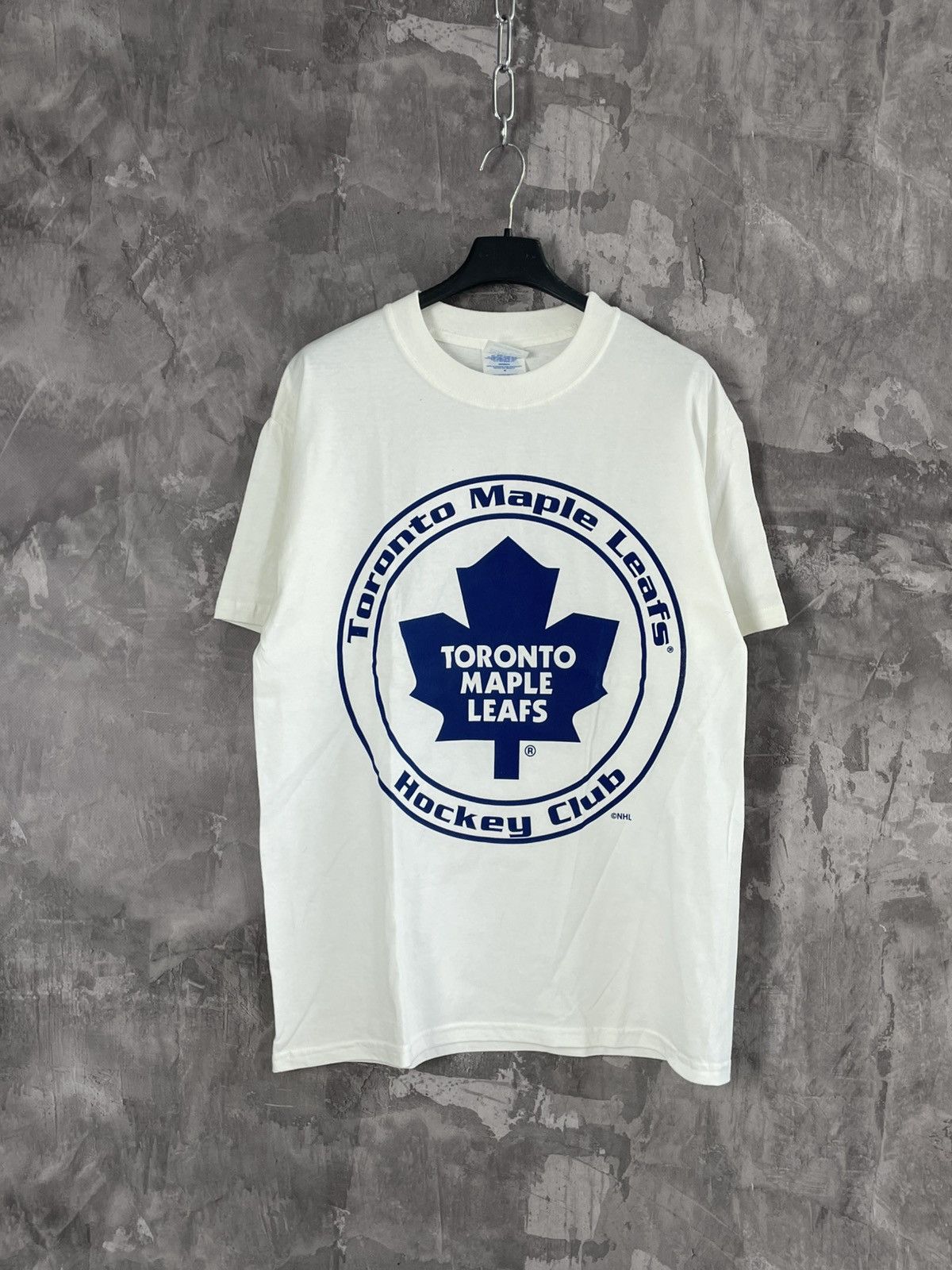NHL × Vintage Vintage 1990s Toronto Maple Leafs NHL Hockey Graphic T Shirt Size US M / EU 48-50 / 2 - 1 Thumbnail
