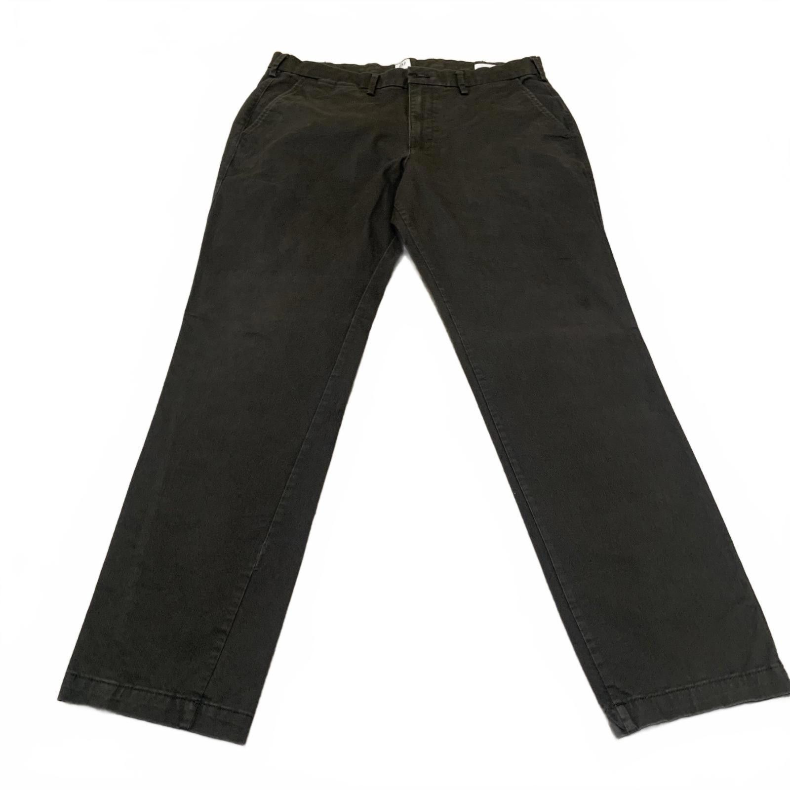 Gap Gap Men's Size 36x32 Charcoal Khaki Slim Casual Pants Size US 36 / EU 52 - 1 Thumbnail