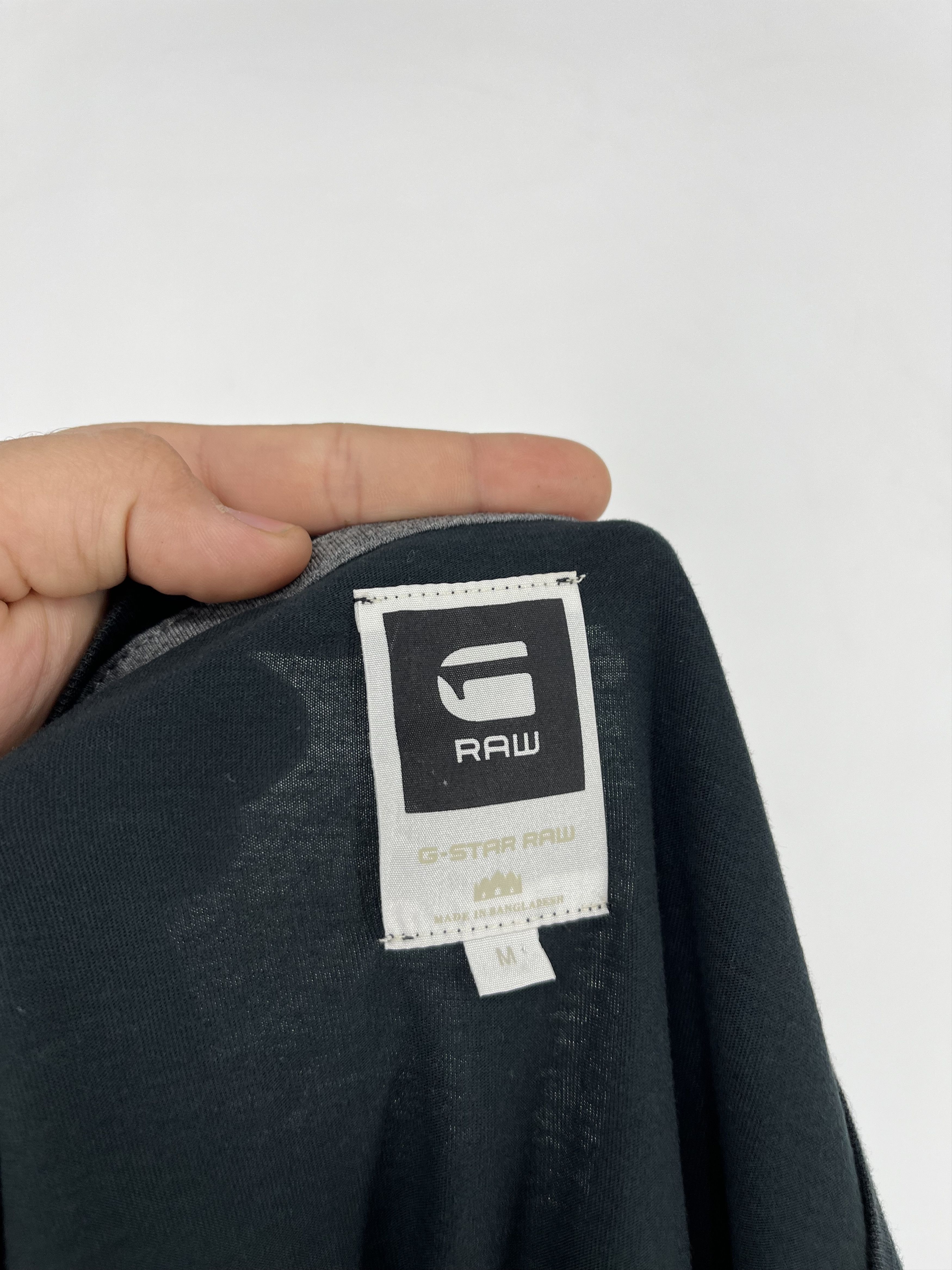 G-Star Vintage G-Star Raw T-Shirt Black Big Centre Logo Size m Size US M / EU 48-50 / 2 - 9 Thumbnail