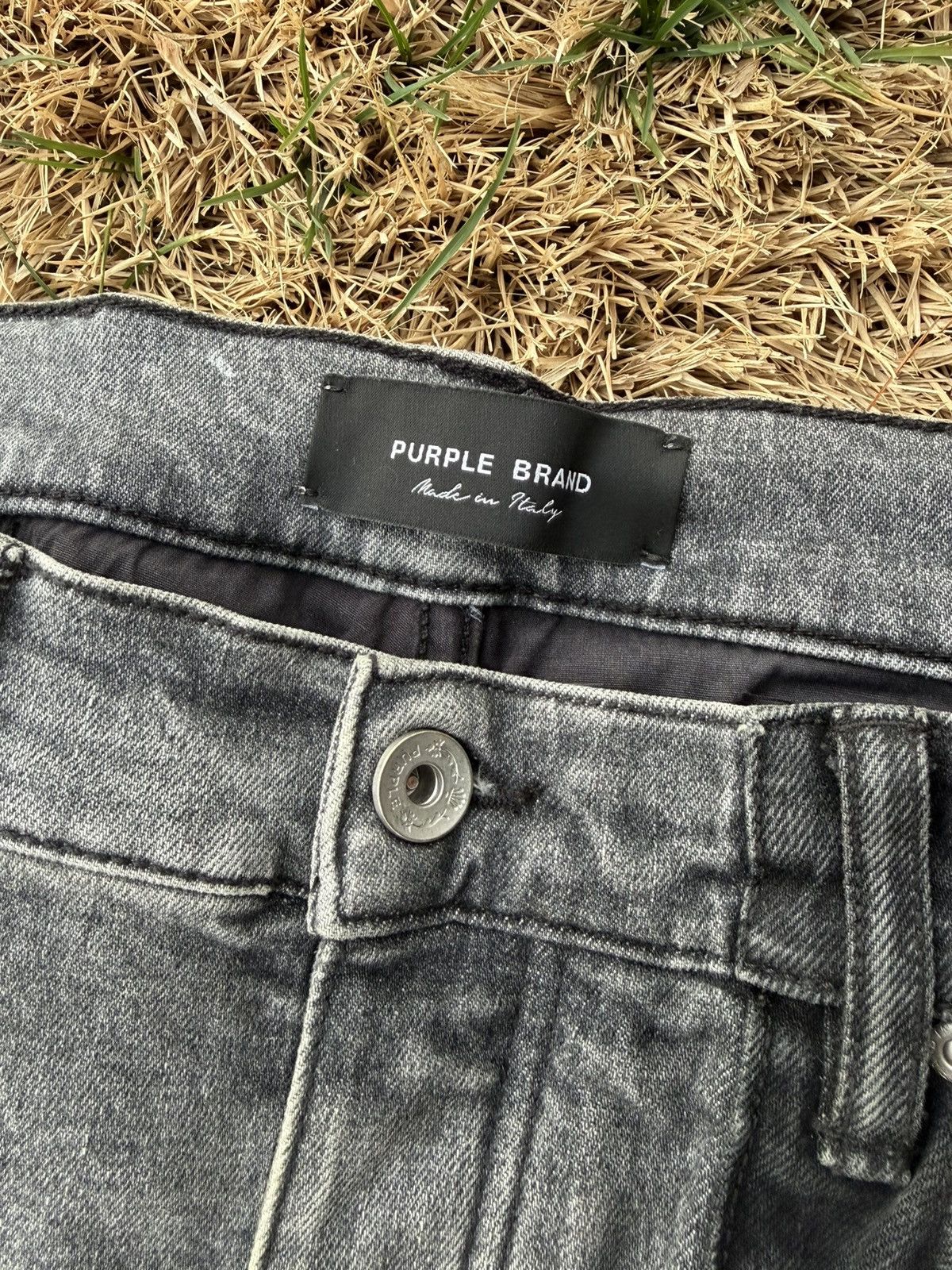 Purple Brand Purple Black Tag Jeans Size US 31 - 3 Thumbnail