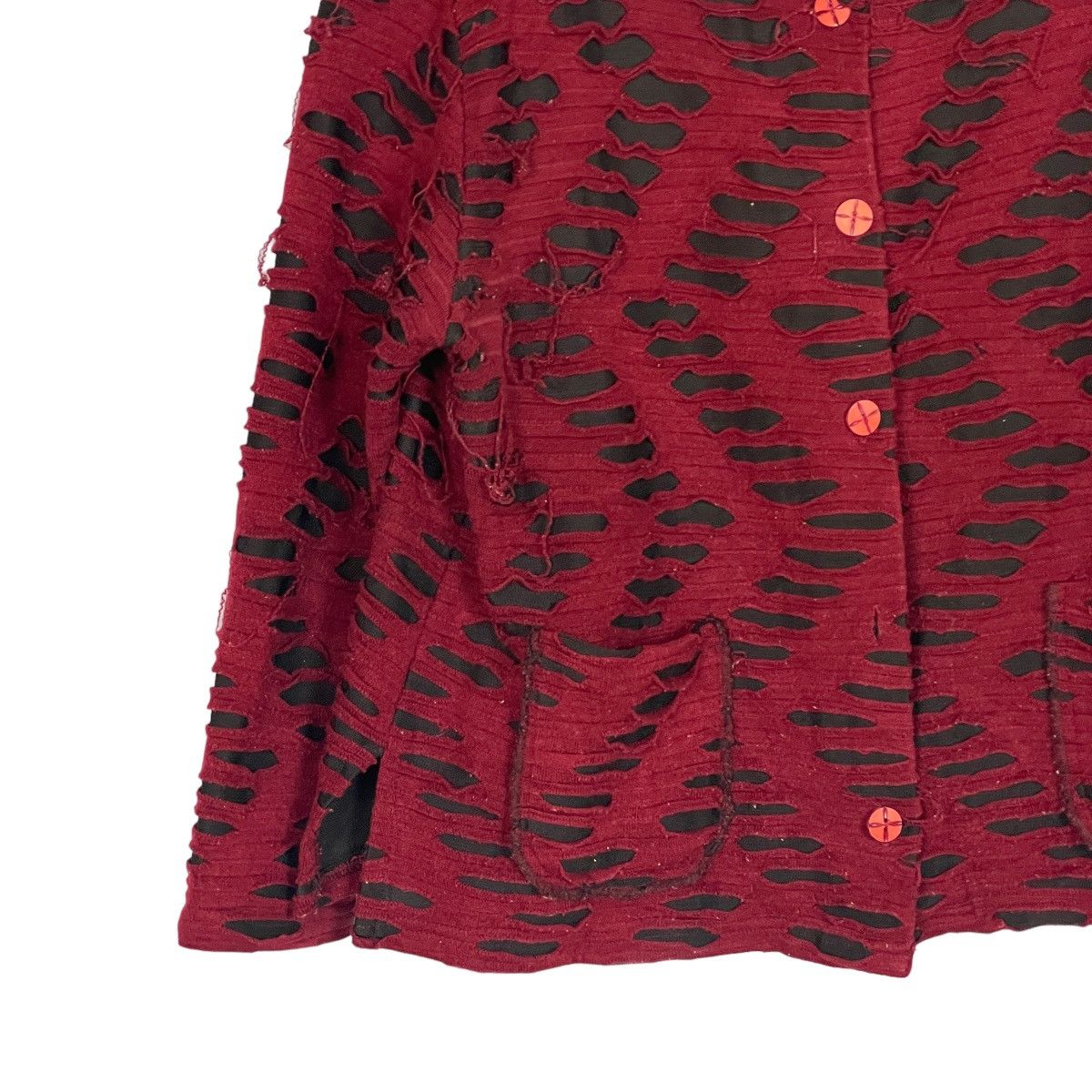Designer Japanese Bondage Ripped Jacket Size M / US 6-8 / IT 42-44 - 2 Thumbnail