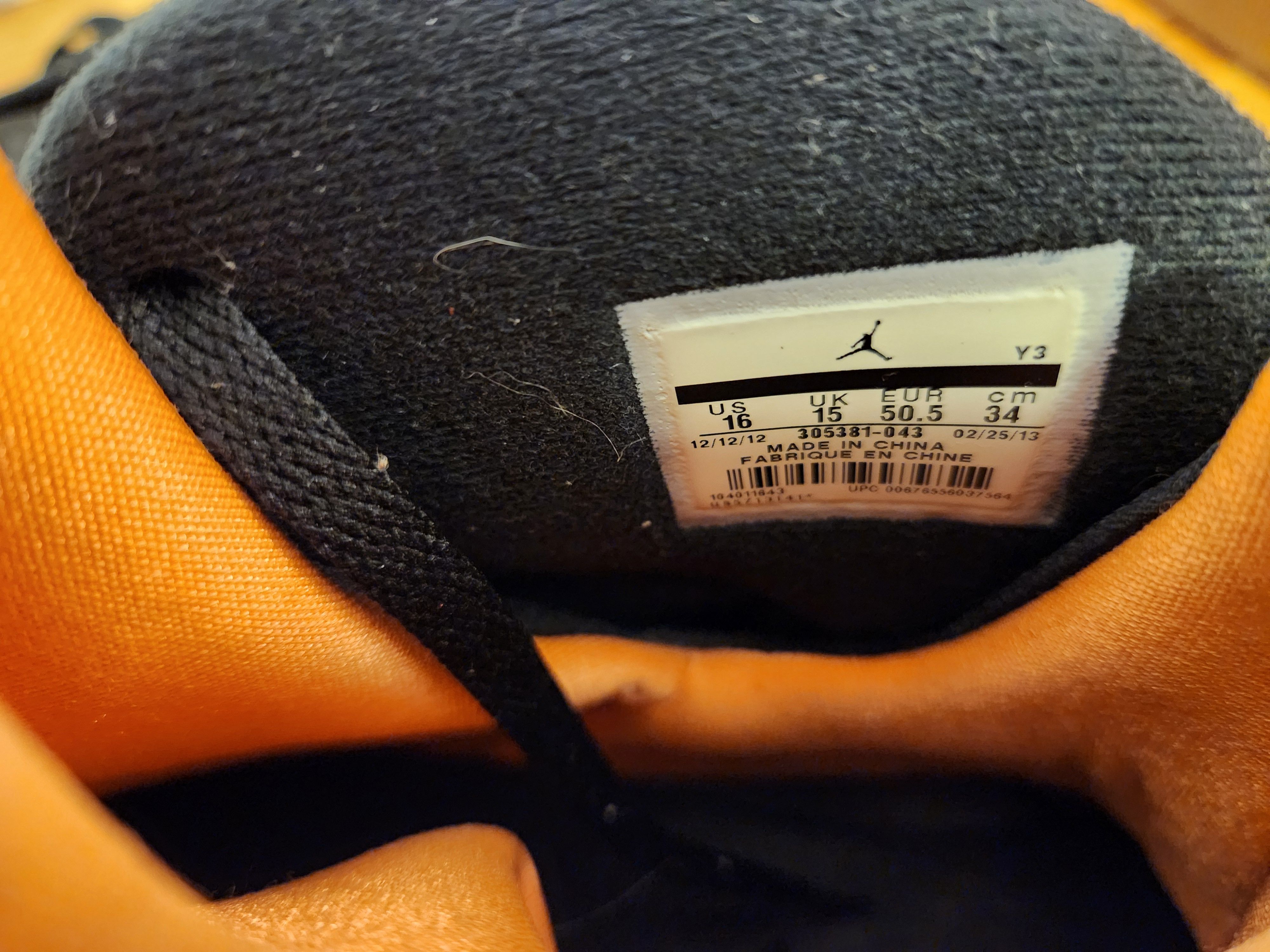 Jordan Brand Jordan 8 Retro Phoenix Suns, actual size 16 Size US 15 / EU 48 - 3 Thumbnail