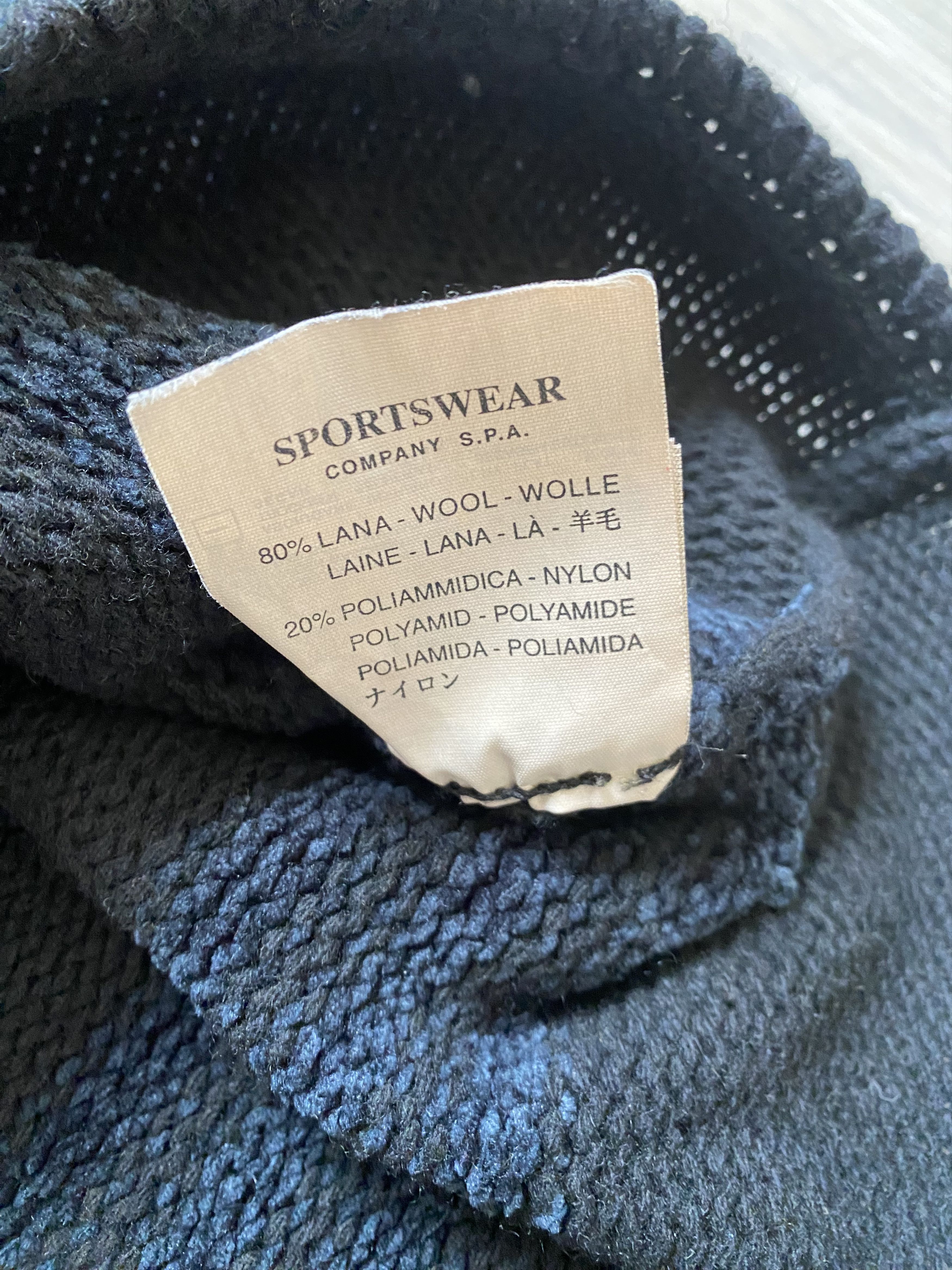 Massimo Osti Stone Island Vintage Big Logo Sweater Size US XL / EU 56 / 4 - 7 Thumbnail
