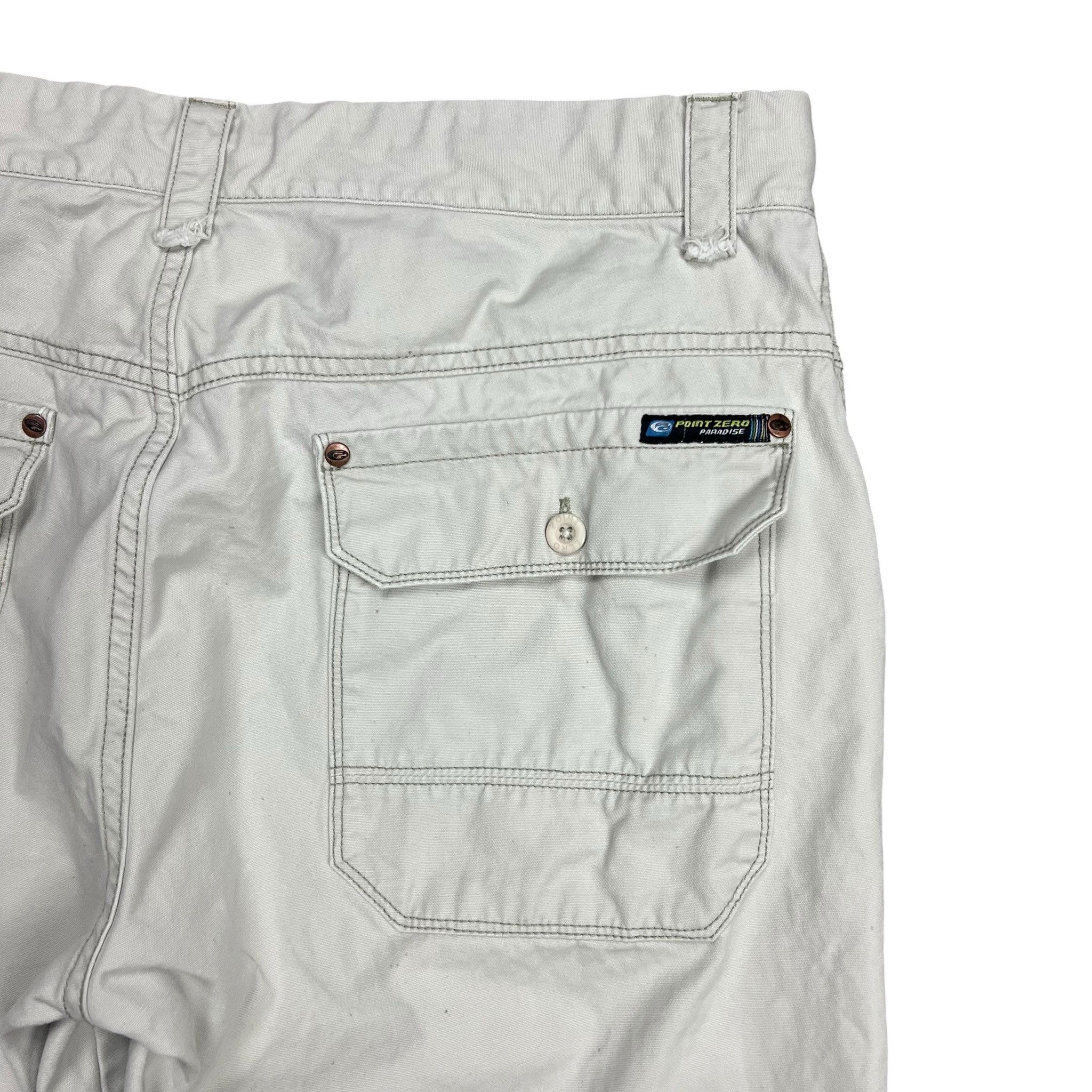 Point Zero Vintage Y2K Point Zero Paradise Casual Shorts - 36” Size US 36 / EU 52 - 5 Thumbnail