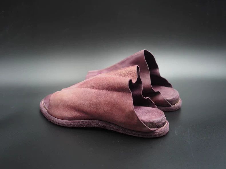 Guidi Guidi Size 36 Purple kangaroo leather mules shoes 2503-Next Size US 5 / EU 37 - 2 Thumbnail