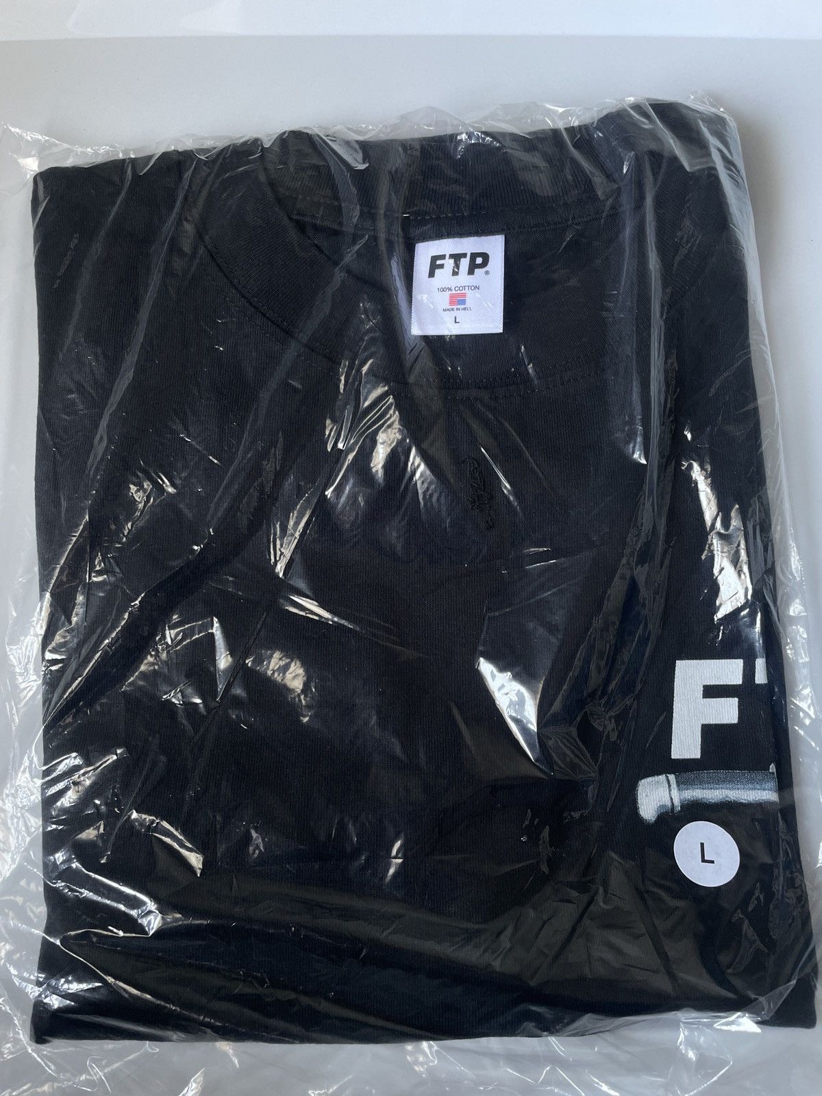 Fuck The Population FTP GHOSTFACE LOGO TEE LARGE Size US L / EU 52-54 / 3 - 4 Thumbnail