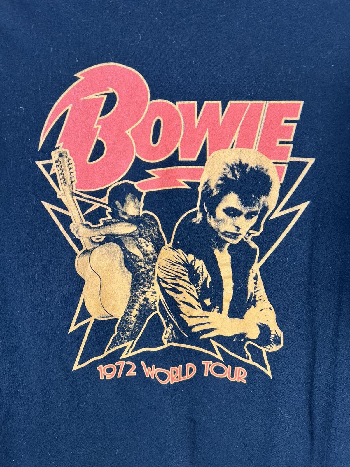Band Tees David Bowie 1972 World Tour Rock N Roll Band T-shirt Size US S / EU 44-46 / 1 - 2 Thumbnail