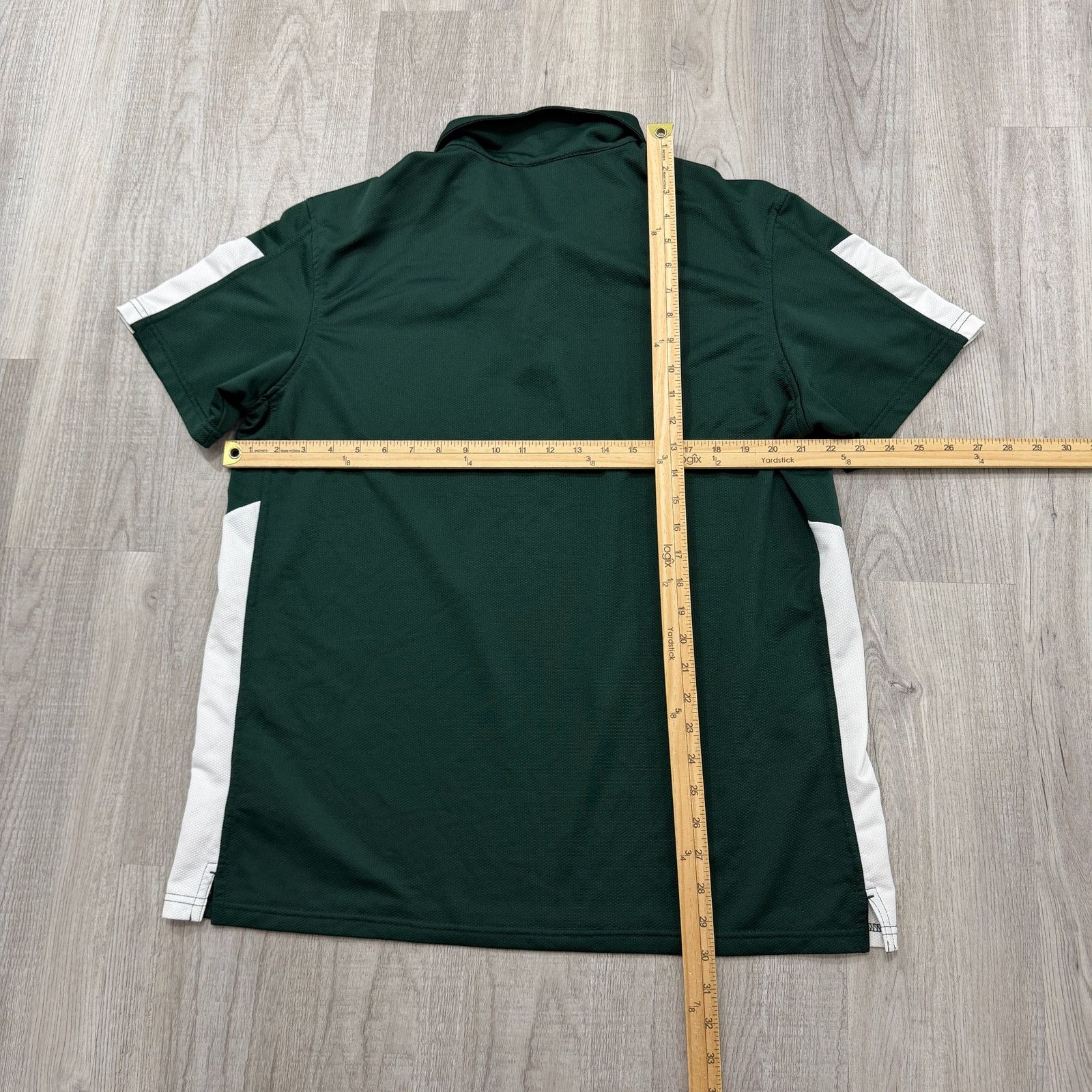 Nike Nike Michigan State Spartans Polo Shirt Men's Large Green Size US L / EU 52-54 / 3 - 8 Thumbnail