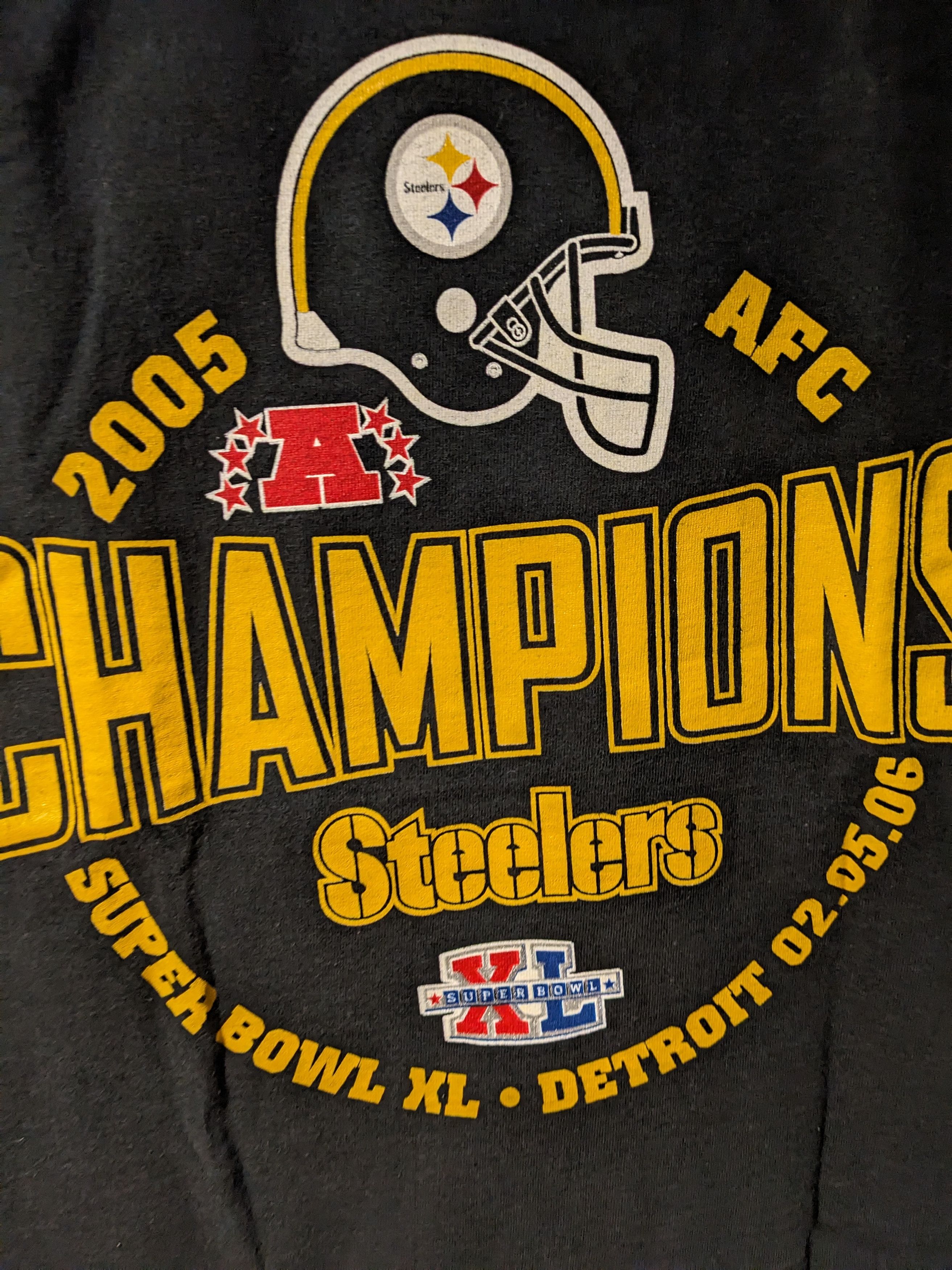 NFL × Vintage Vintage 2005 Pittsburgh Steelers NFL Football T-Shirt Size US M / EU 48-50 / 2 - 2 Thumbnail