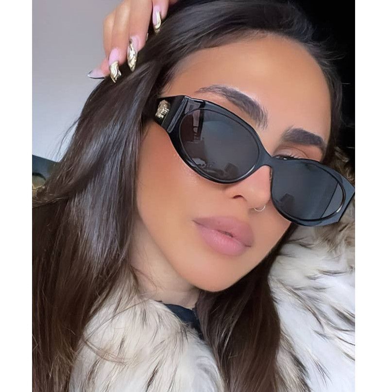 image of New Versace Ve2263 Sunglasses In Black, Men's