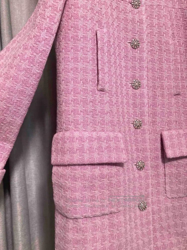 Chanel Chanel Pink and white woven glazed buckle medium and long Size XS / US 0-2 / IT 36-38 - 3 Thumbnail