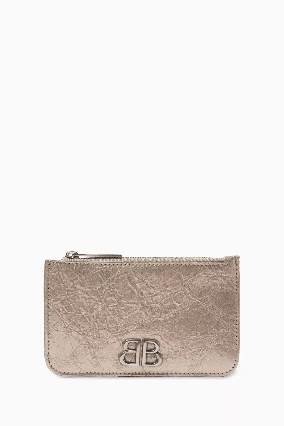 Balenciaga o1mt1gz0125 Size: OS / Monaco Coin Card Holder Metallized Size ONE SIZE - 1 Thumbnail