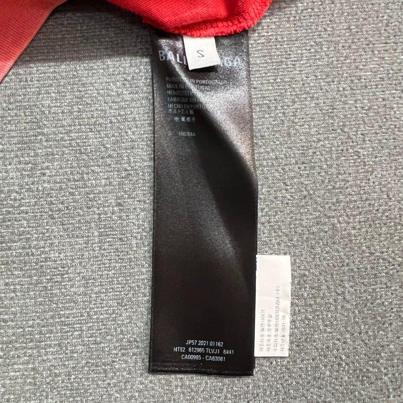 Balenciaga Balenciaga Orange washed to make old logo short sleeves. Size US S / EU 44-46 / 1 - 5 Thumbnail
