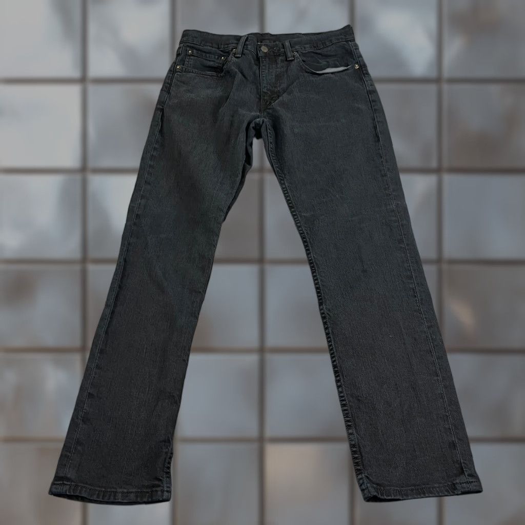 Levi's Levi's 511 Jeans Slim Tapered 31 30 Black Dark Wash Denim Zip Fly Mens Regular Stretch 5-Pocket Size US 31 - 1 Thumbnail